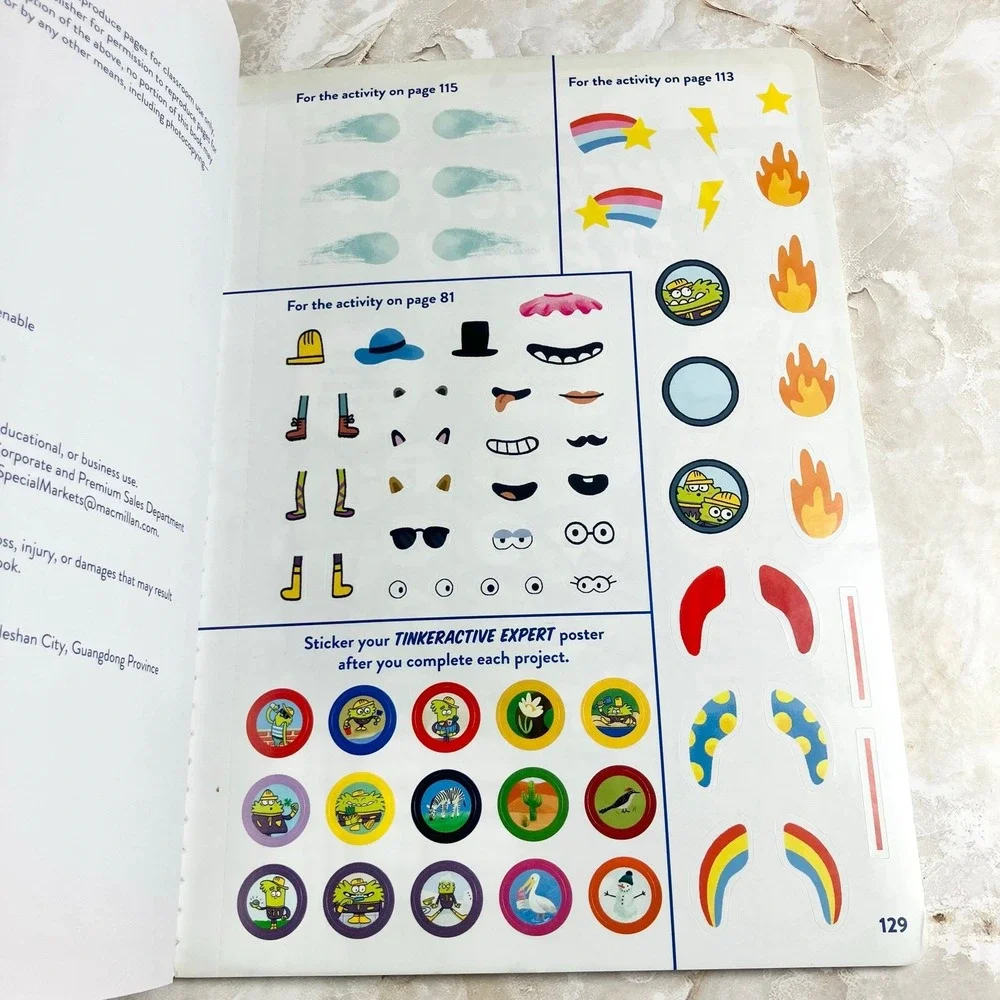 TinkerActive Kindergarten Science Workbook Learn Through Play Exercises Age 5-6
